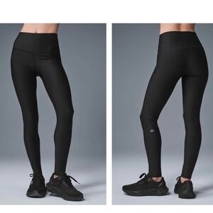 NWT Alo Yoga High Waist Airift Leggings Black‎ Full Length Compression Size L